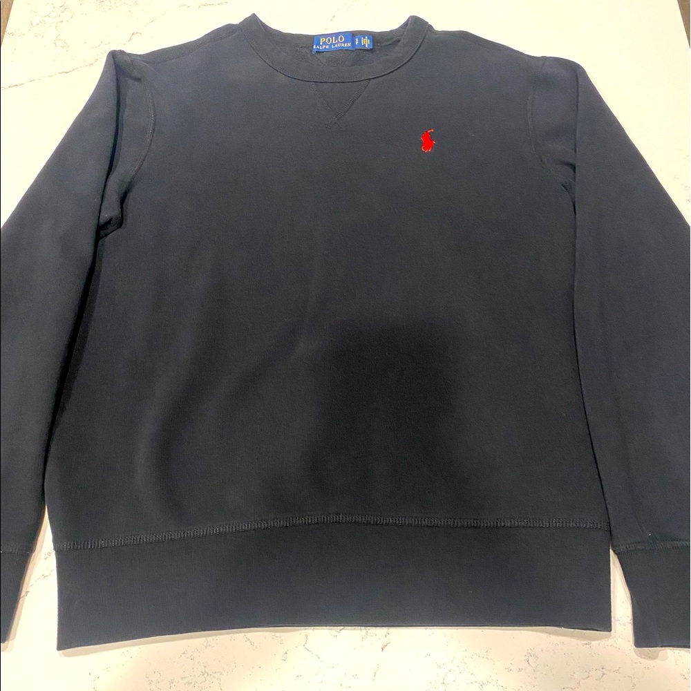 Mens Polo Fleece Sweatshirt